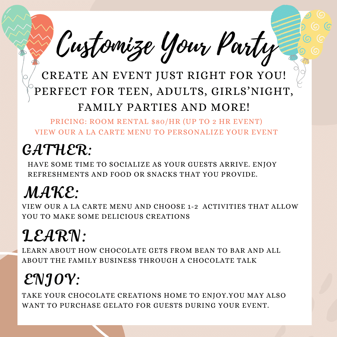 Customize Your Party