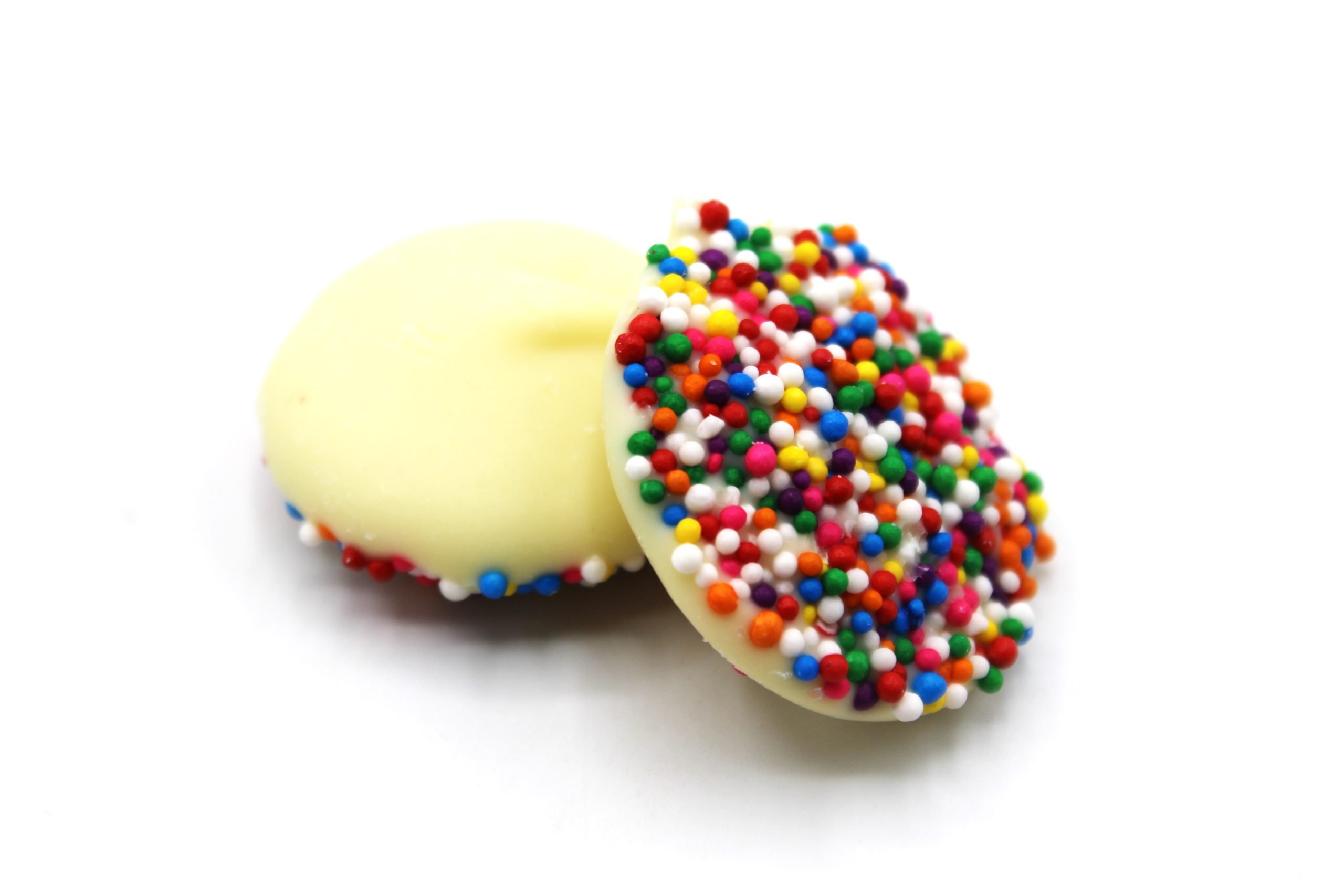 White Chocolate Rainbow Nonpareils